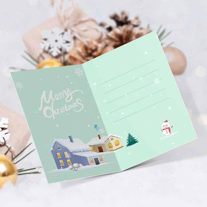 Peinture par numéro Cartes de Noël à Peindre – Série 5 – détail toile – Maison Artsen