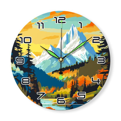 Horloge à peindre par numéro Sommet Doré, Maison Artsen