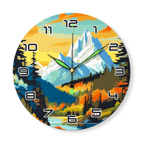 Horloge à peindre par numéro Sommet Doré, Maison Artsen