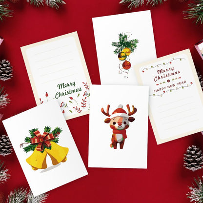 Cartes postales à peindre par numéro Joyeux Noël, vue 2, Maison Artsen