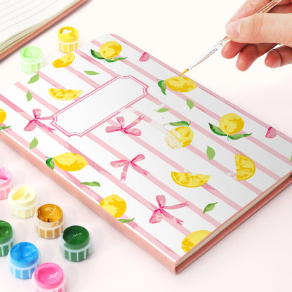 Carnet à peindre par numéro Citrons et Petits Nœuds, vue 9, Maison Artsen
