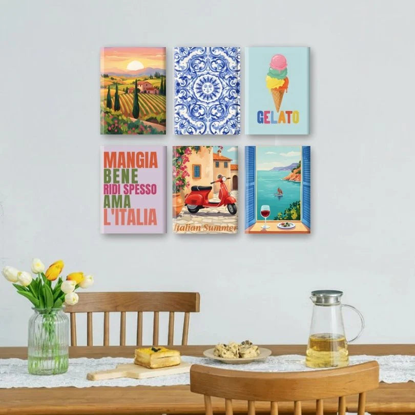 Peintures par numéro Univers Italiens en décoration murale – aux ambiances italiennes – Maison Artsen