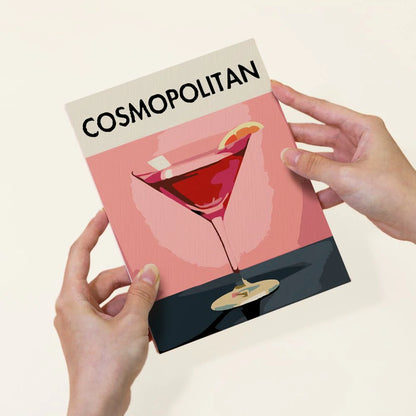 Peinture par numéro Cocktails Deluxe – détail toile – Maison Artsen