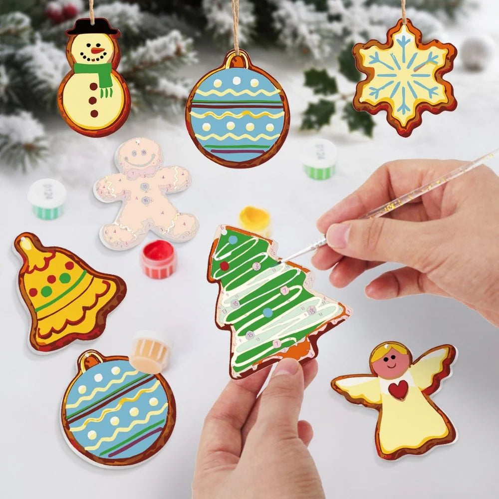 Peinture par numéro Petites Mains – détail toile – Maison Artsen