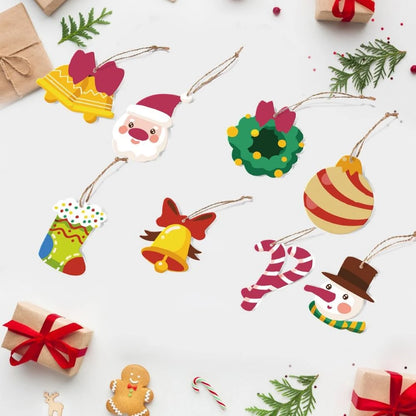 Coffret 6 peintures par numéro Charme d’Hiver – pour un Noël magique – Maison Artsen