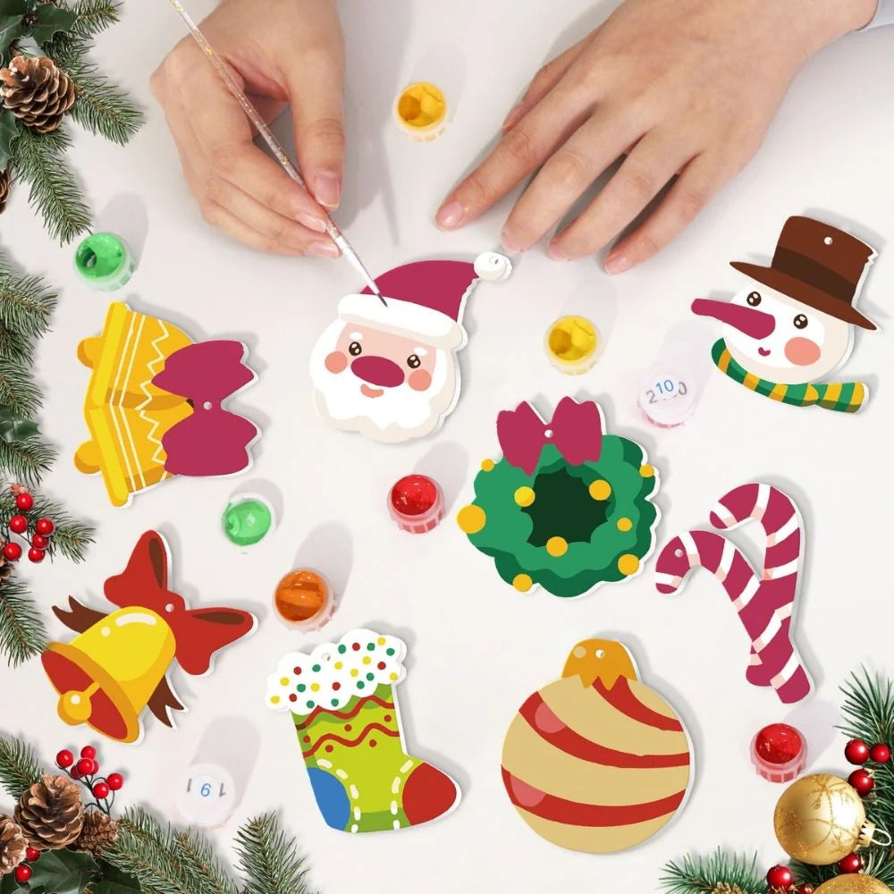 Peintures par numéro Charme d’Hiver en décoration murale – pour un Noël magique – Maison Artsen