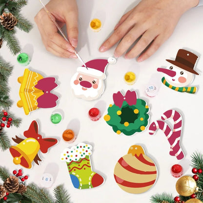 Peintures par numéro Charme d’Hiver en décoration murale – pour un Noël magique – Maison Artsen
