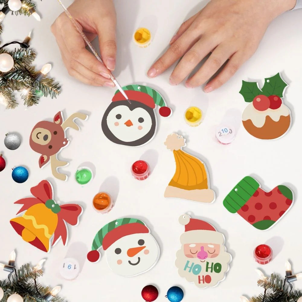Peintures par numéro Noël Chaleureux en décoration murale – pour un Noël magique – Maison Artsen