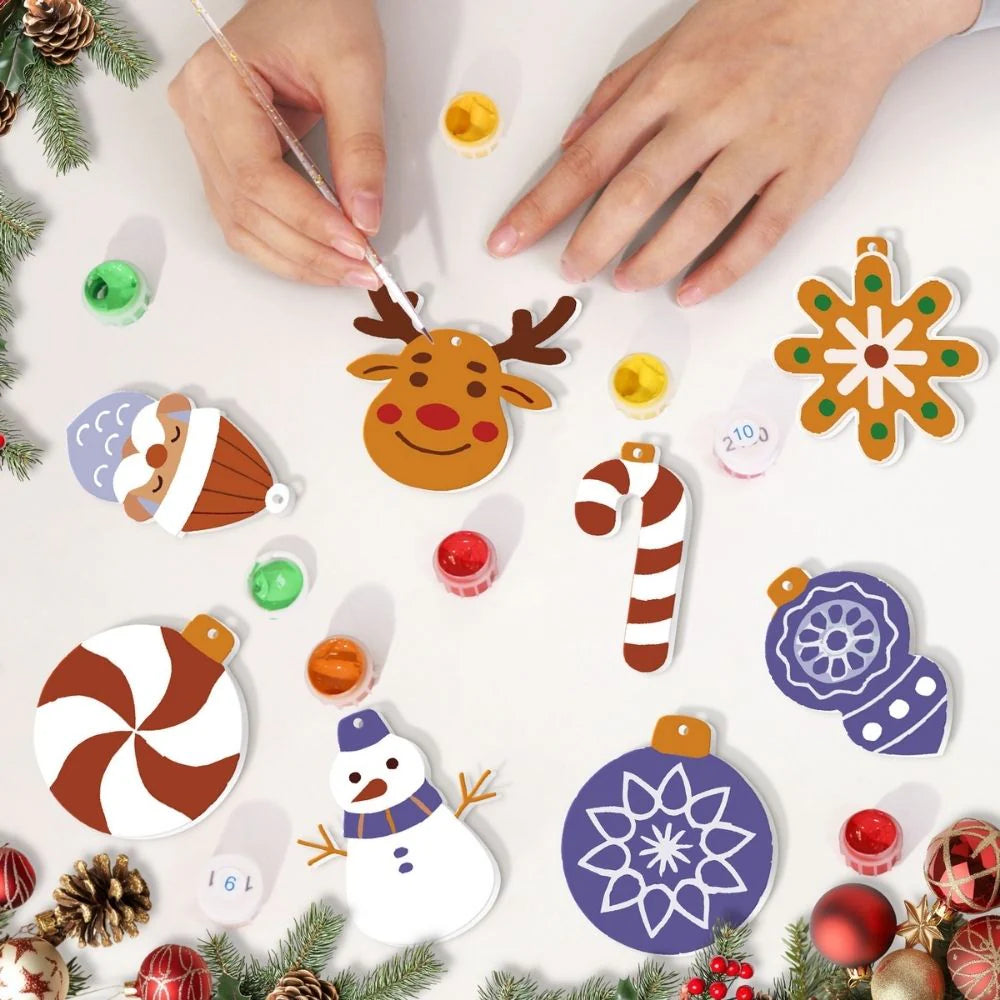Peintures par numéro Douce Nuit en décoration murale – pour un Noël magique – Maison Artsen