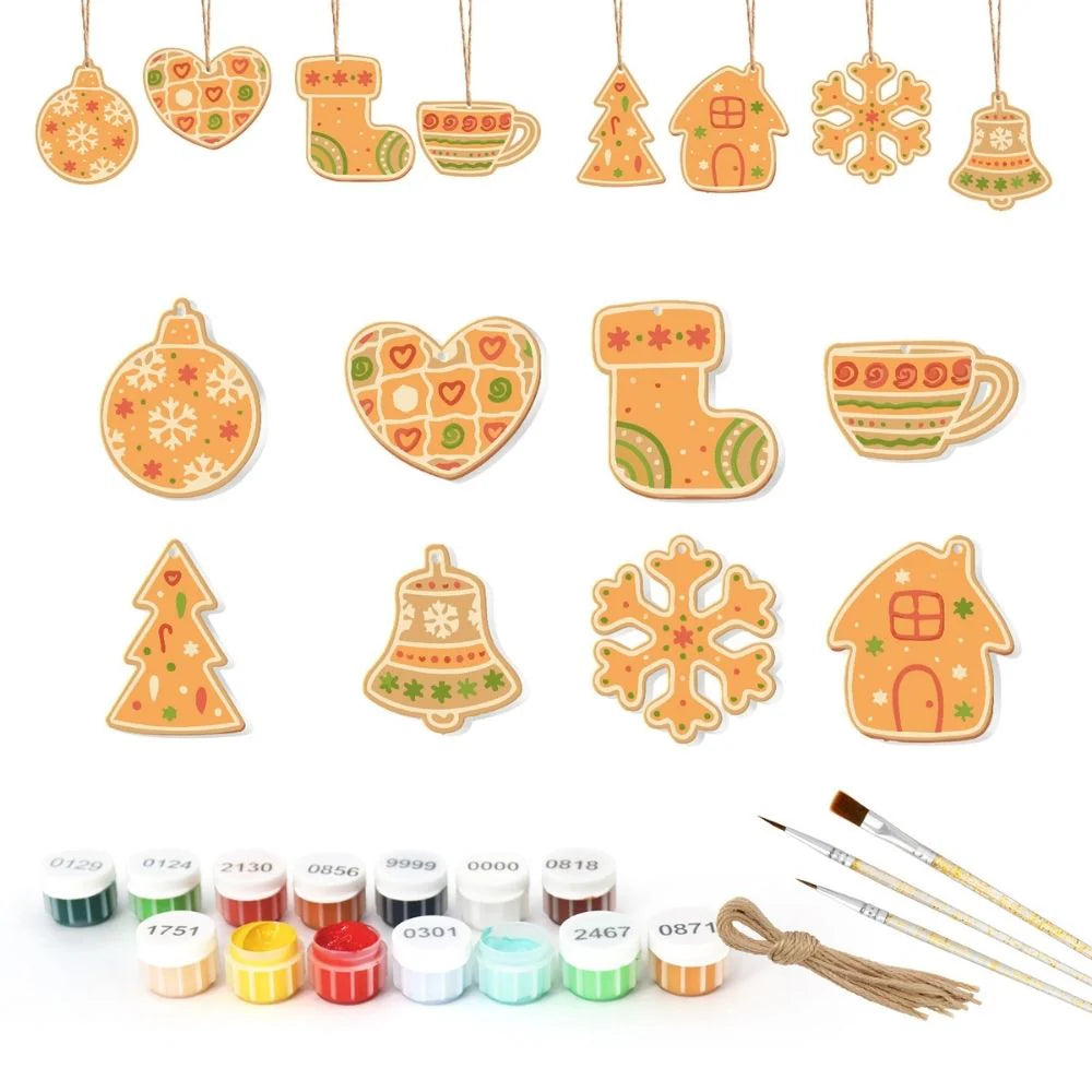 Peinture par numéro Souvenirs du Chalet – détail toile – Maison Artsen