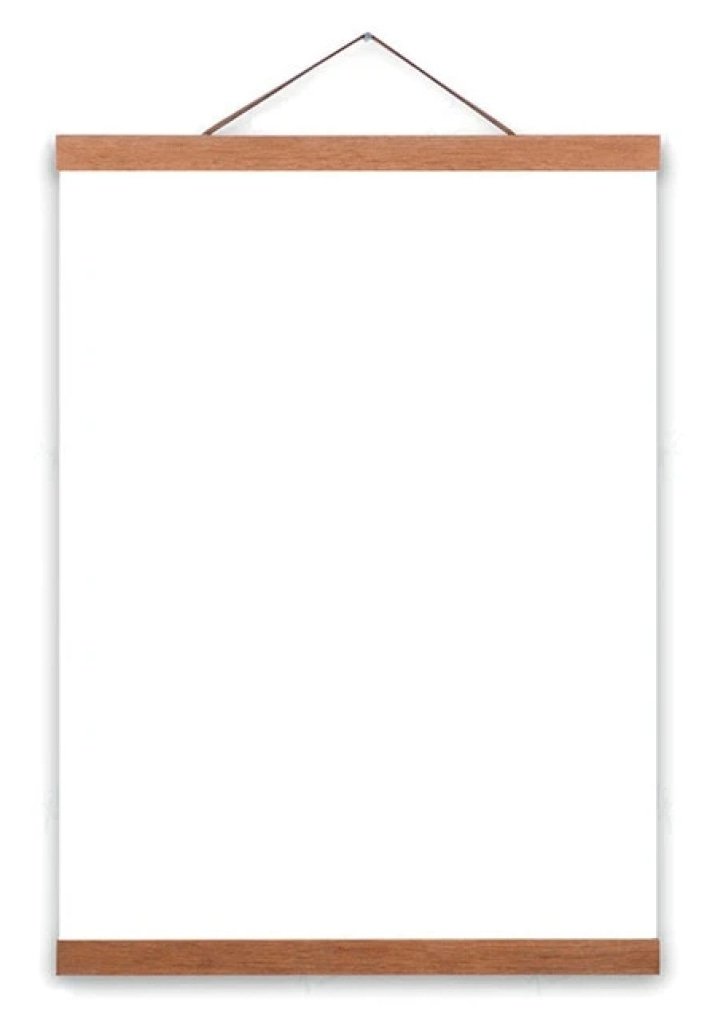Magnetic Wooden Hanger Frame – Display Your Rolled Canvas – Maison Artsen