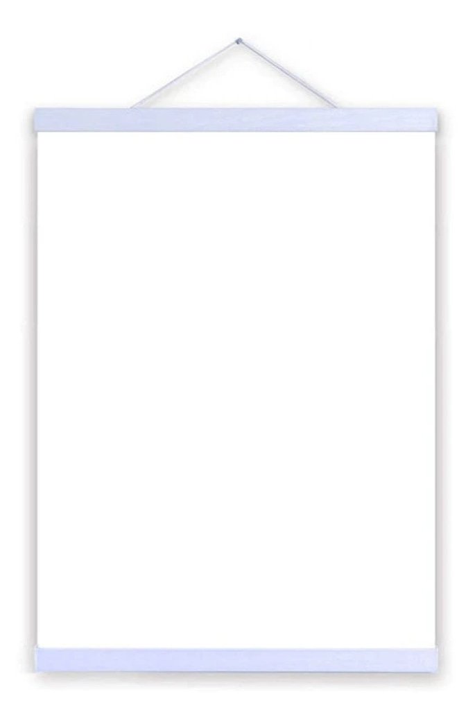 Magnetic Wooden Hanger Frame – Display Your Rolled Canvas – Maison Artsen