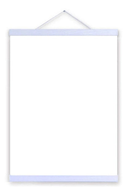 Magnetic Wooden Hanger Frame – Display Your Rolled Canvas – Maison Artsen
