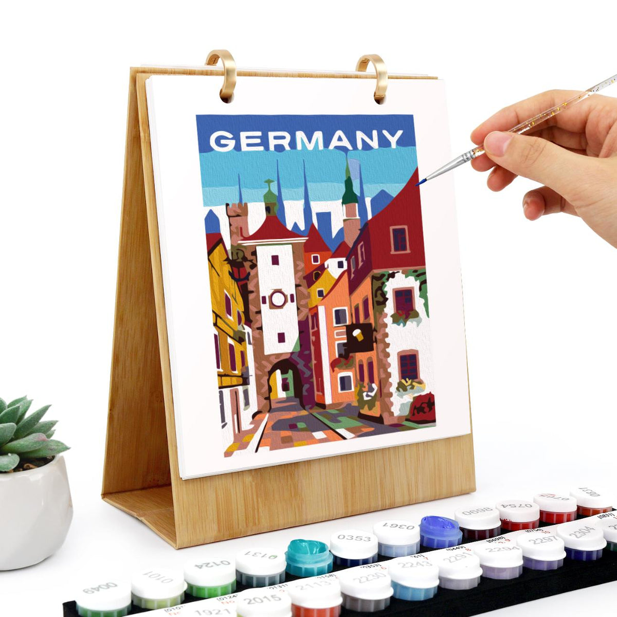 Calendrier 2027 peinture par numéro Affiches du Monde, Maison Artsen – vue 2