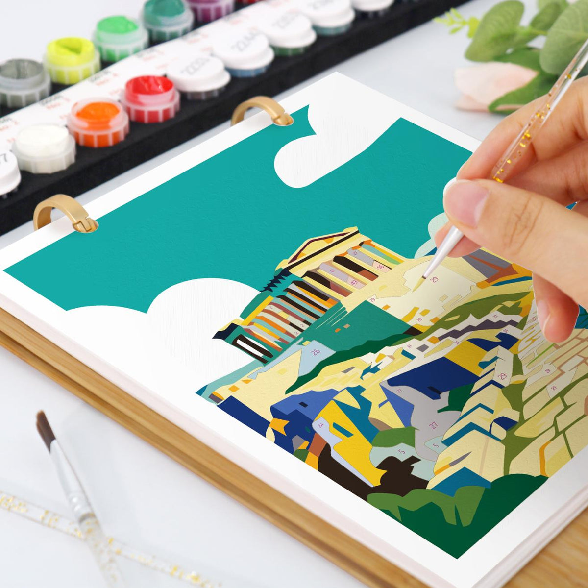 Calendrier 2027 peinture par numéro Carnet de Voyage, Maison Artsen – vue 9