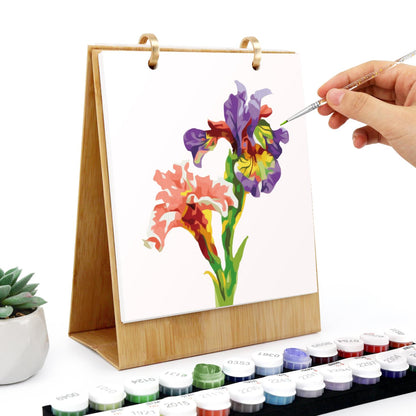 Calendrier 2027 peinture par numéro Fleurs du Jardin, Maison Artsen – vue 3