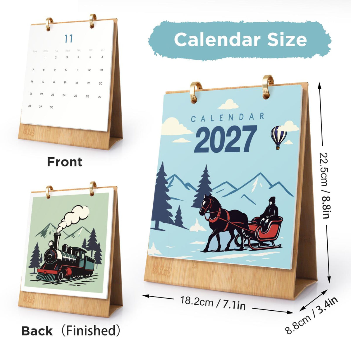 Calendrier 2027 peinture par numéro Voyages d'Antan, Maison Artsen – vue 6