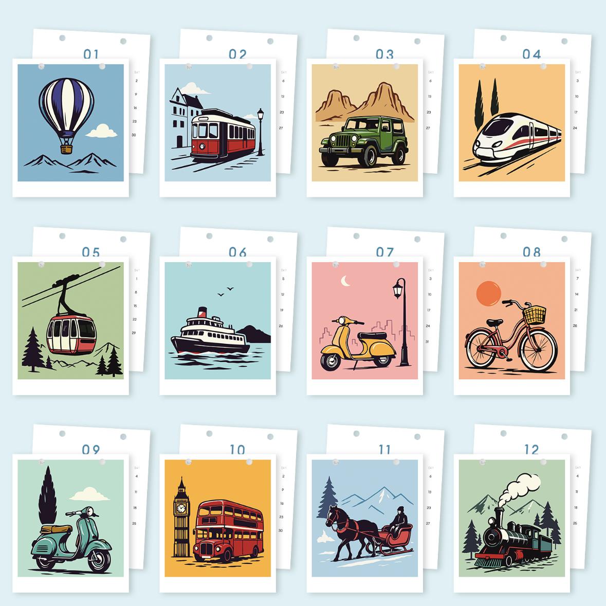 Calendrier 2027 peinture par numéro Voyages d'Antan, Maison Artsen – vue 14