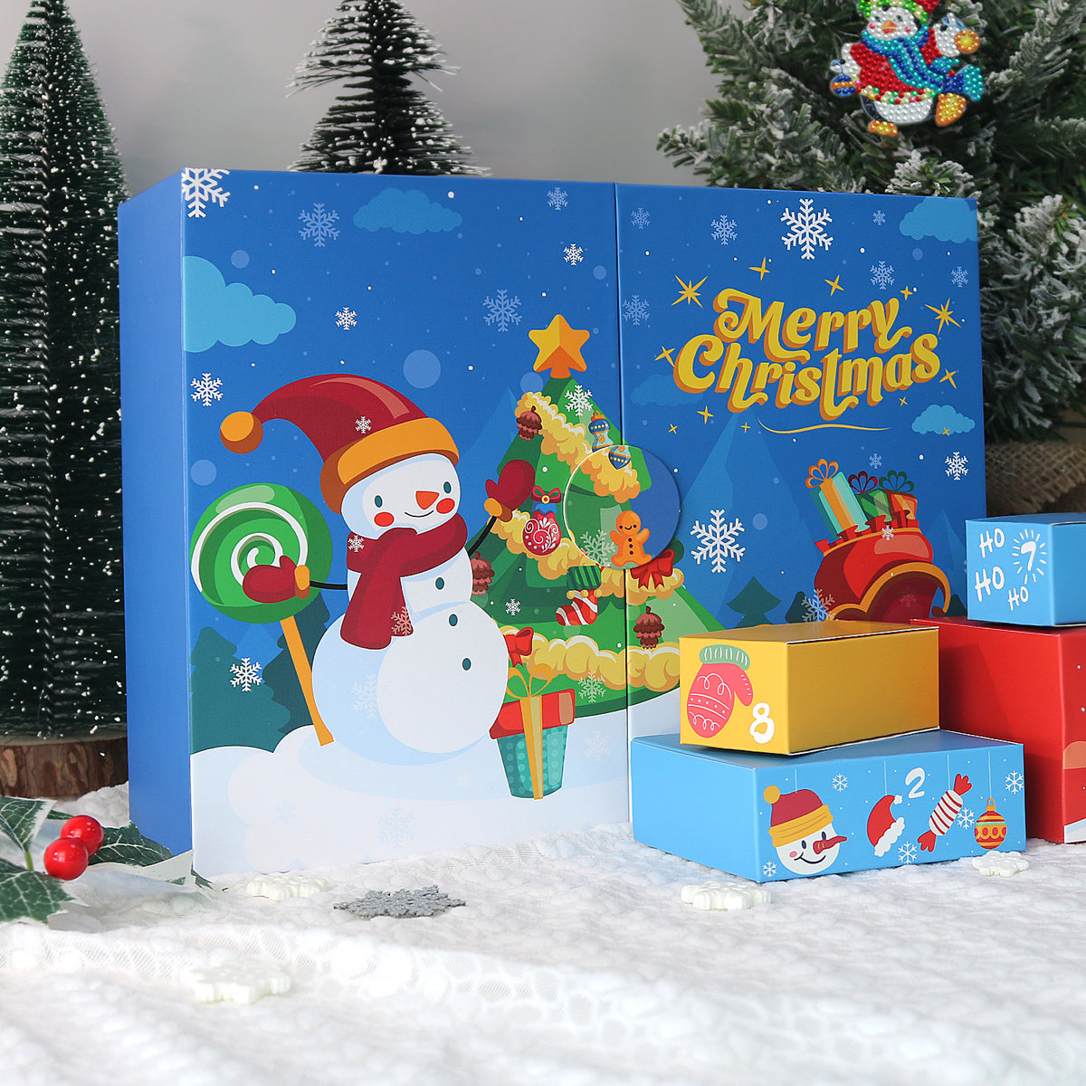 “Snowman” Diamond Painting Advent Calendar – 12 Surprises – Maison Artsen