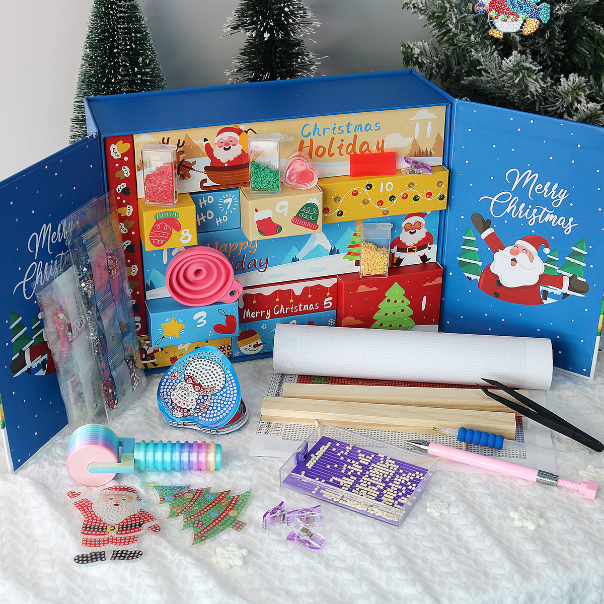 “Snowman” Diamond Painting Advent Calendar – 12 Surprises – Maison Artsen