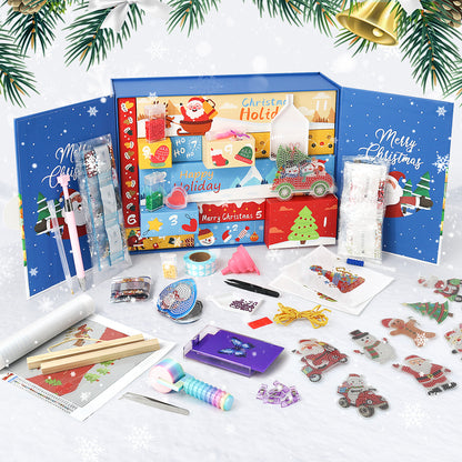 “Snowman” Diamond Painting Advent Calendar – 12 Surprises – Maison Artsen
