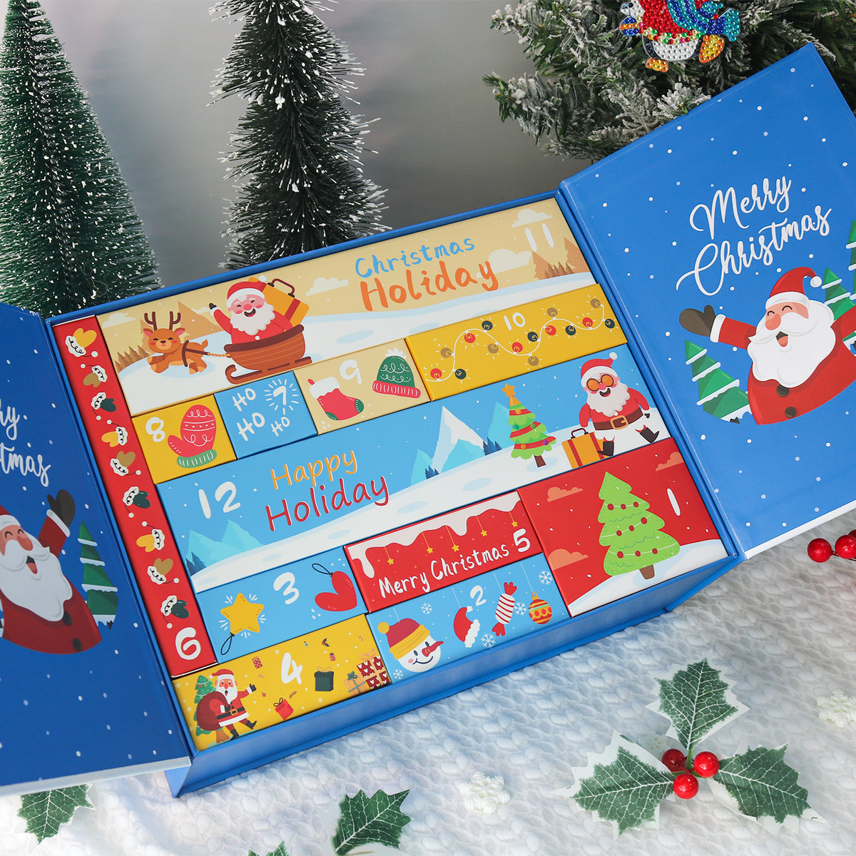 “Snowman” Diamond Painting Advent Calendar – 12 Surprises – Maison Artsen