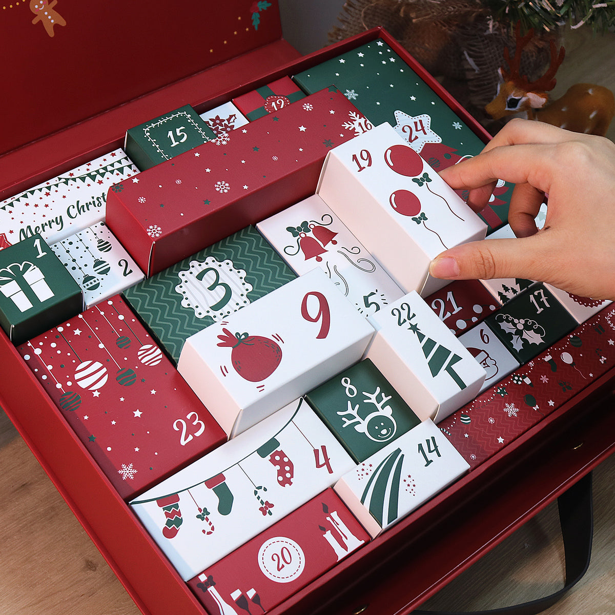 “Christmas Wreath” Diamond Painting Advent Calendar – 24 Surprises – Maison Artsen