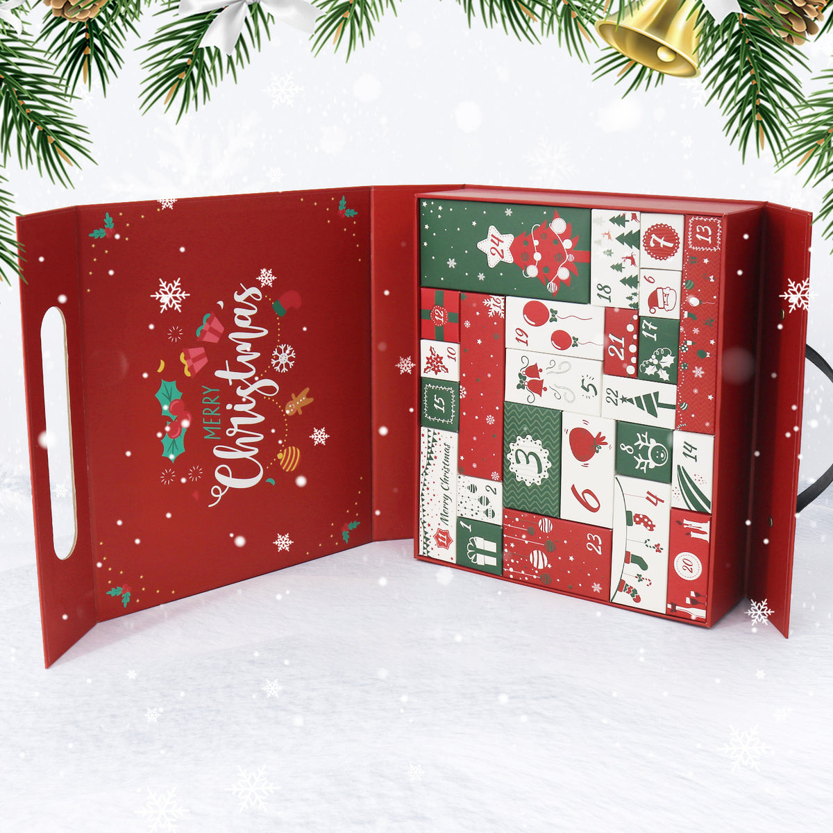 “Christmas Wreath” Diamond Painting Advent Calendar – 24 Surprises – Maison Artsen