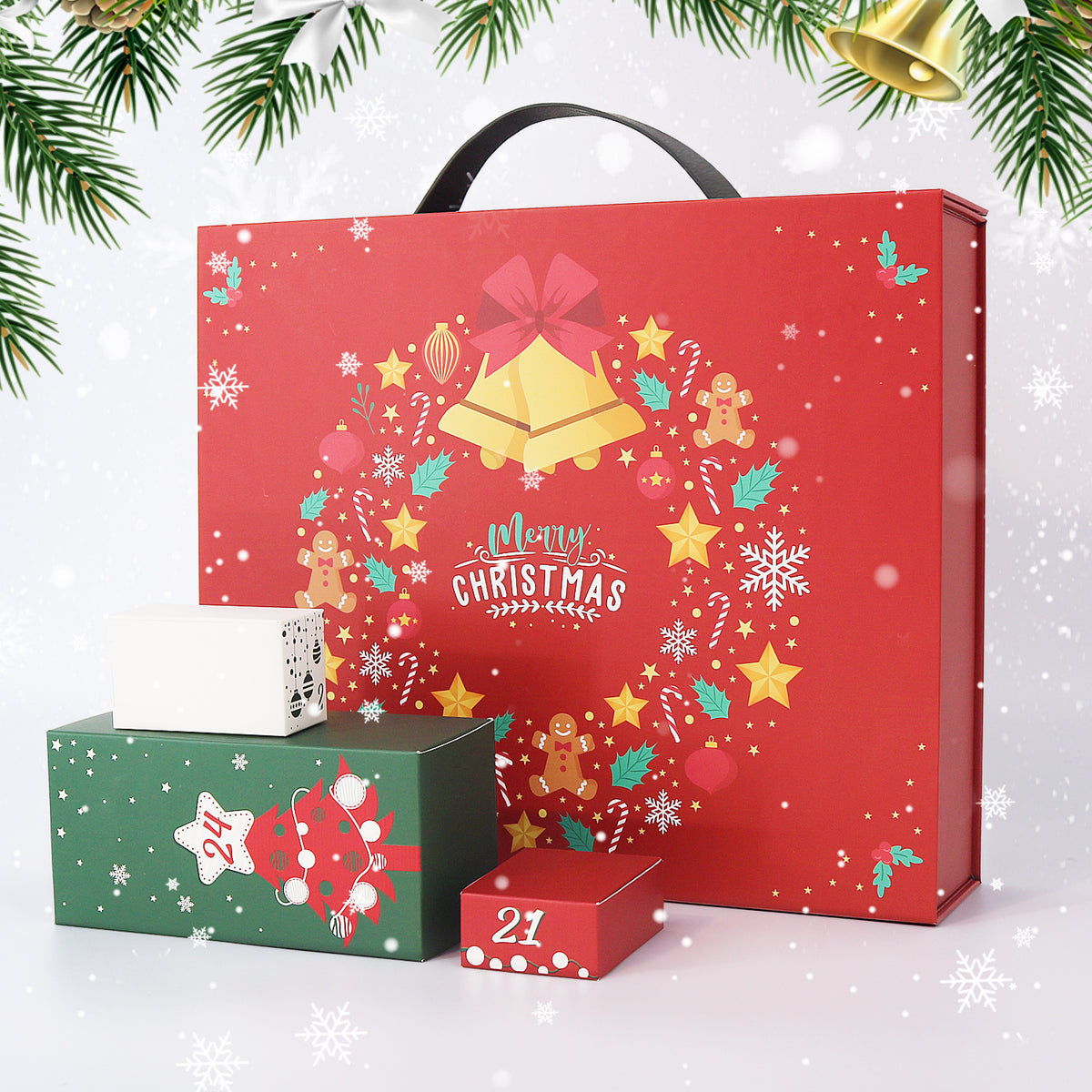 “Christmas Wreath” Diamond Painting Advent Calendar – 24 Surprises – Maison Artsen