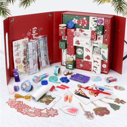 “Christmas Wreath” Diamond Painting Advent Calendar – 24 Surprises – Maison Artsen