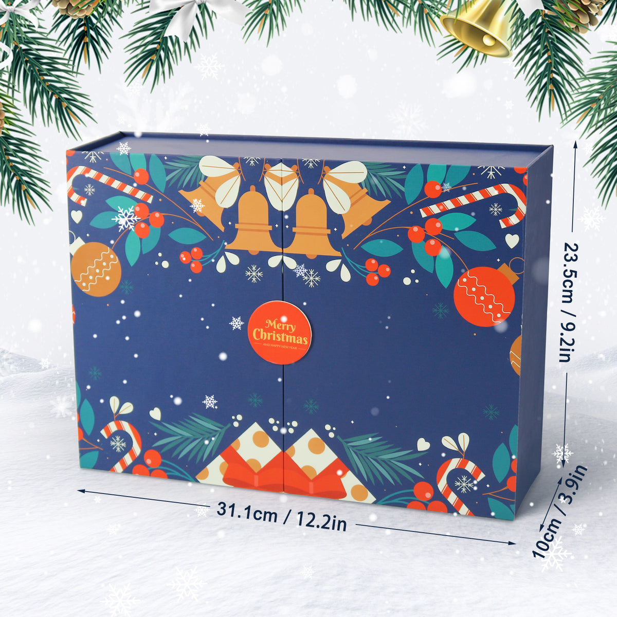 “Festive Garlands” Paint-by-Numbers Advent Calendar – 12 Surprises – Maison Artsen
