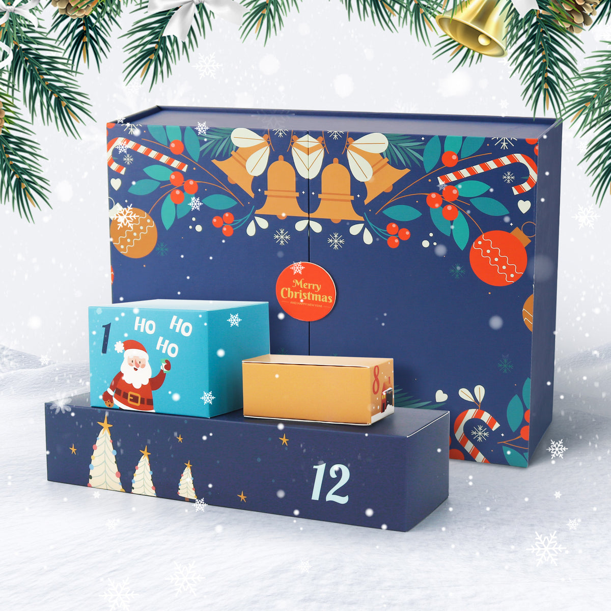 “Festive Garlands” Paint-by-Numbers Advent Calendar – 12 Surprises – Maison Artsen