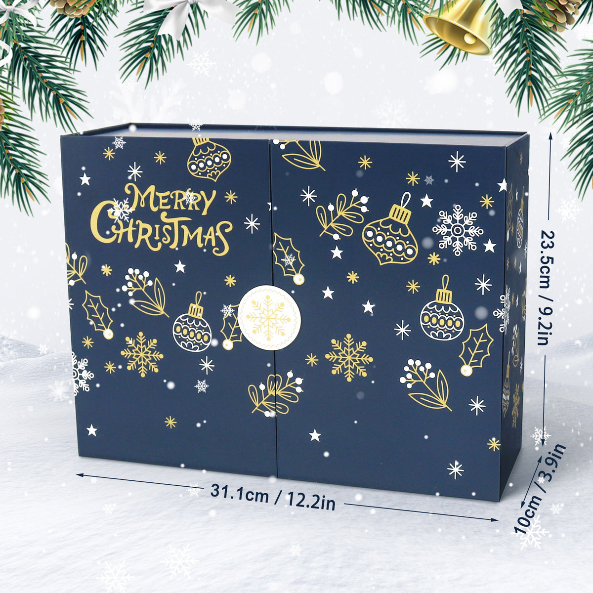“Golden Night” Paint-by-Numbers Advent Calendar – 12 Surprises – Maison Artsen