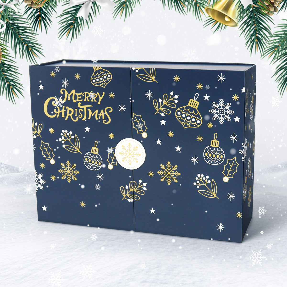 “Golden Night” Paint-by-Numbers Advent Calendar – 12 Surprises – Maison Artsen