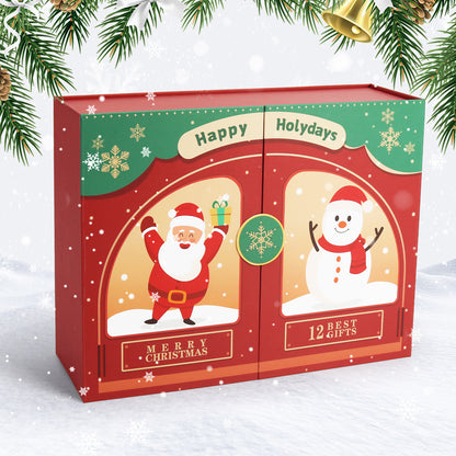 “Santa & Snowman” Paint-by-Numbers Advent Calendar – 12 Surprises – Maison Artsen