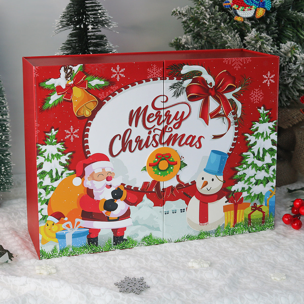 Calendrier de l'Avent Diamond painting Père Noël Joyeux Maison Artsen, 12 surprises – vue 11