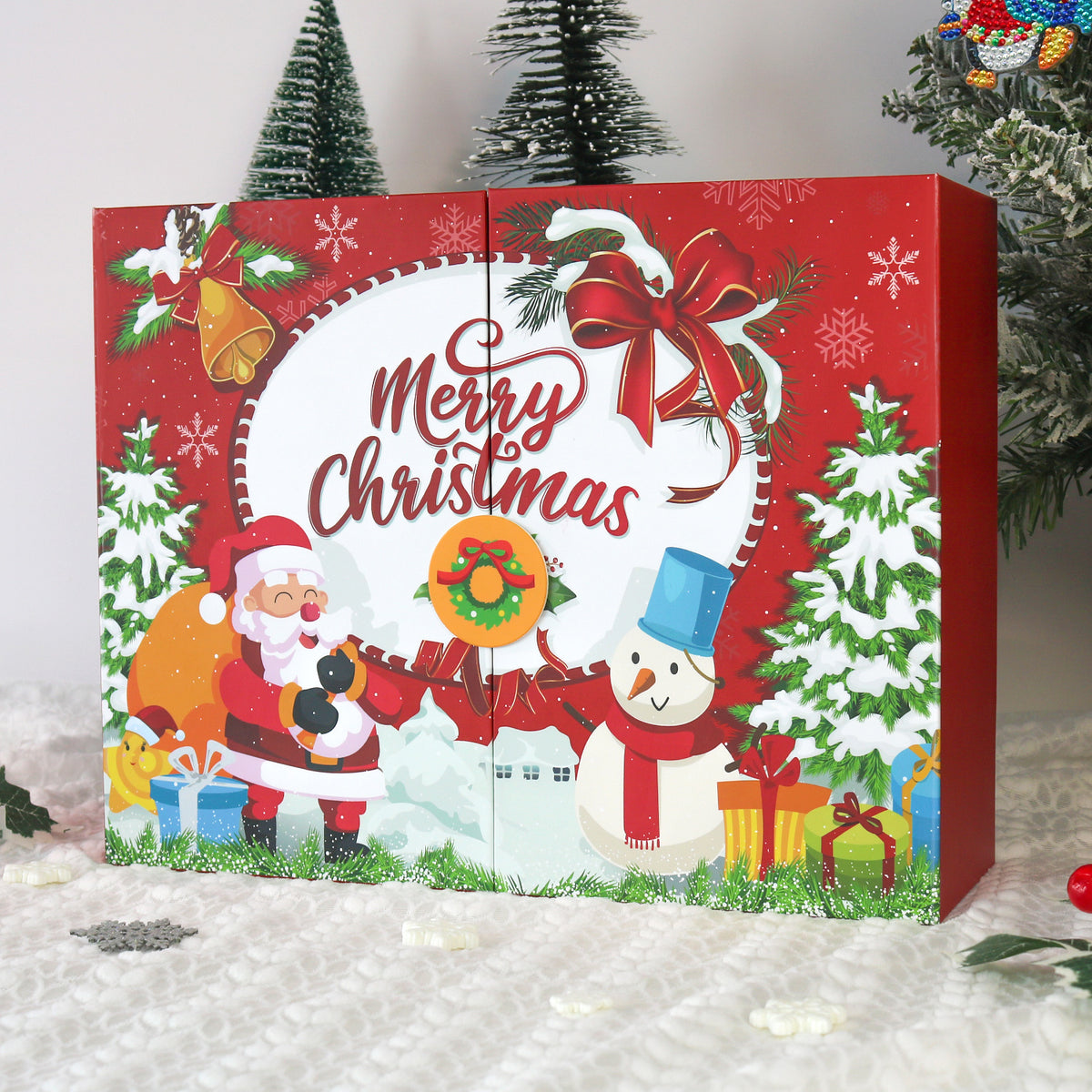 Calendrier de l'Avent Diamond painting Père Noël Joyeux Maison Artsen, 12 surprises – vue 12