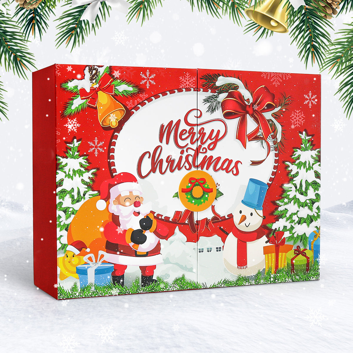 Calendrier de l'Avent Diamond painting Père Noël Joyeux Maison Artsen, 12 surprises – vue 2