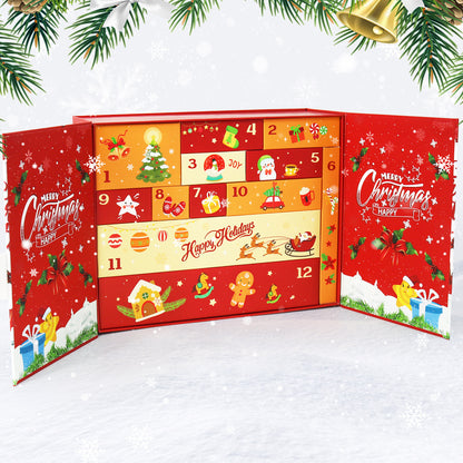 Calendrier de l'Avent Diamond painting Père Noël Joyeux Maison Artsen, 12 surprises – vue 3