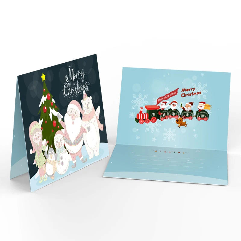 Peinture par numéro Cartes de Noël à Peindre – Série 1 – détail toile – Maison Artsen