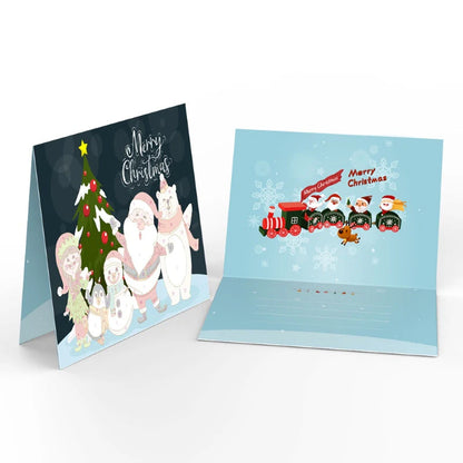 Peinture par numéro Cartes de Noël à Peindre – Série 1 – détail toile – Maison Artsen