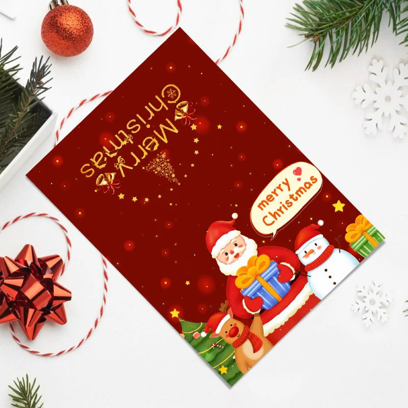 Peinture par numéro Cartes de Noël à Peindre – Série 1 – détail toile – Maison Artsen