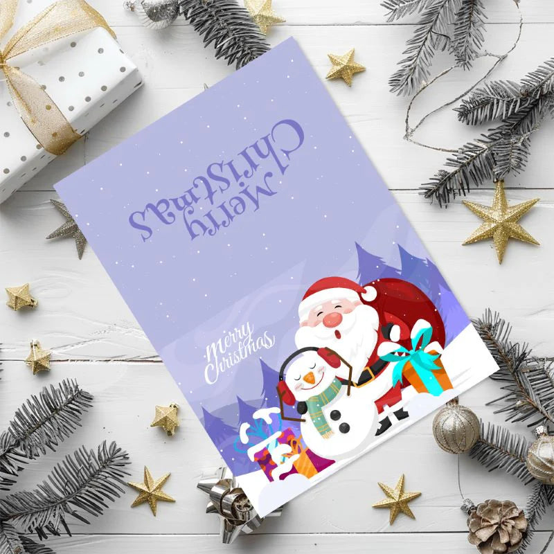 Peinture par numéro Cartes de Noël à Peindre – Série 1 – détail toile – Maison Artsen