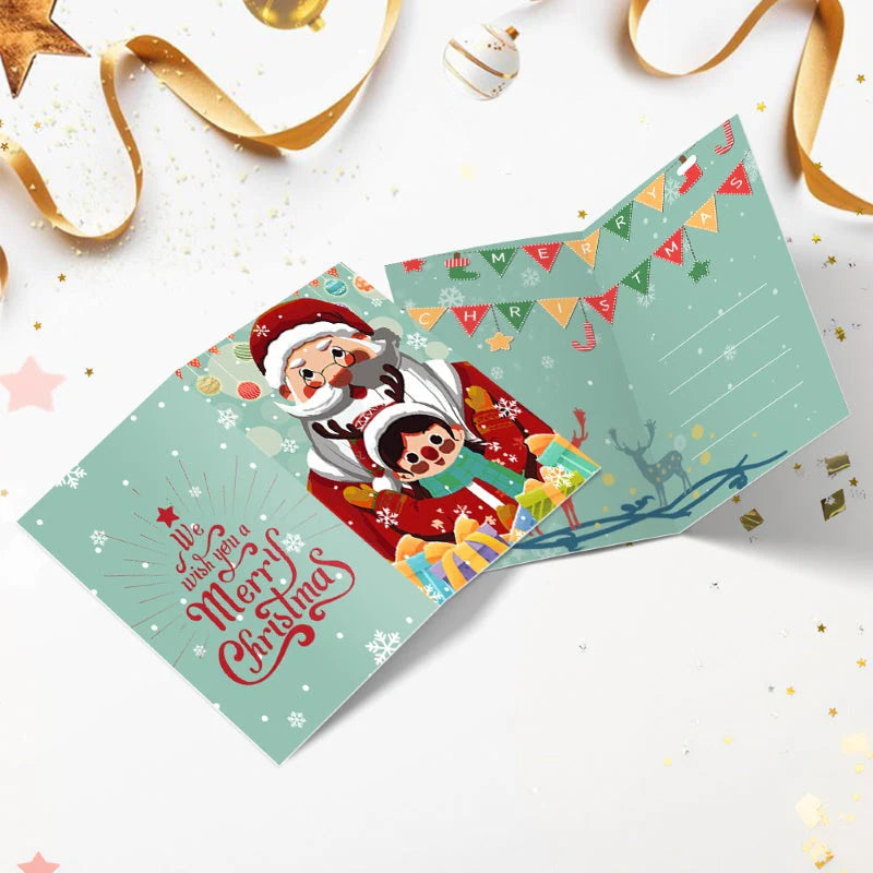 Peinture par numéro Cartes de Noël à Peindre – Série 2 – détail toile – Maison Artsen