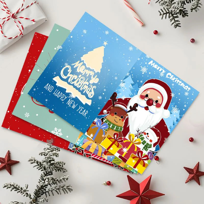 Peinture par numéro Cartes de Noël à Peindre – Série 2 – détail toile – Maison Artsen