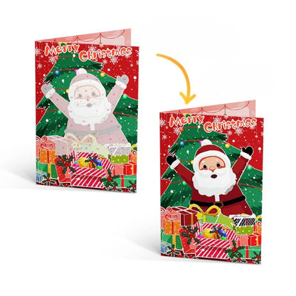 Peinture par numéro Cartes de Noël à Peindre – Série 2 – détail toile – Maison Artsen