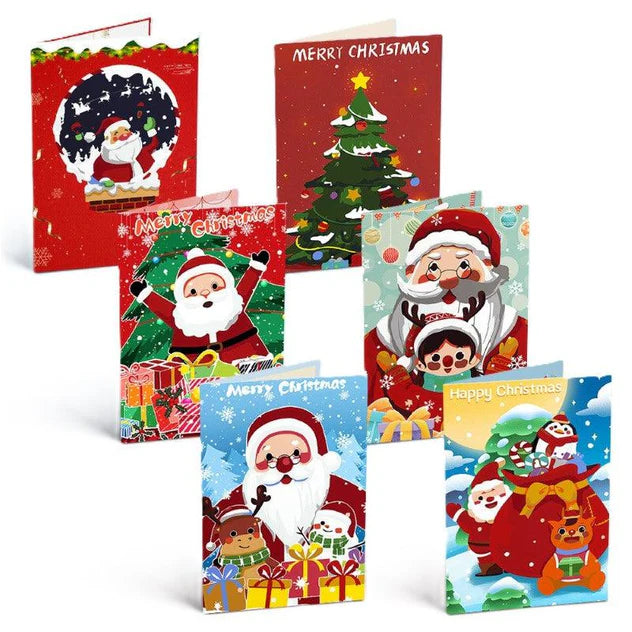 Peinture par numéro Cartes de Noël à Peindre – Série 2 – détail toile – Maison Artsen