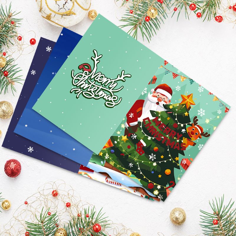 Peinture par numéro Cartes de Noël à Peindre – Série 5 – détail toile – Maison Artsen