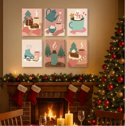 Peintures par numéro Chocolat Chaud en décoration murale – sur le thème du chocolat chaud – Maison Artsen