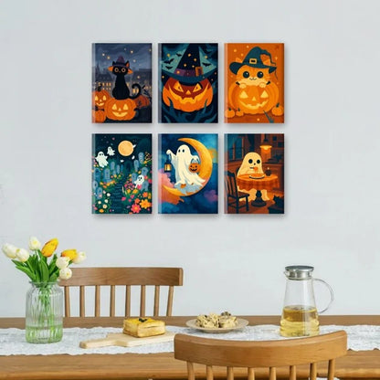 Peintures par numéro Citrouillum Leviosa en décoration murale – sur le thème d'Halloween – Maison Artsen